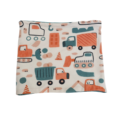 Wendeschlupfschal kleine Bauarbeiter (innen grün)